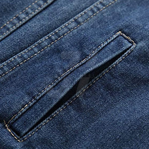 2024 nueva moda cómoda chaqueta vaquera de invierno para hombre de alta calidad de lona de Color sólido de secado rápido transpirable Casual cuello levantado - Product Image 6