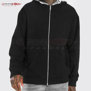 Sweat à capuche pour homme de marque Basics avec fermeture éclair lisse à l'avant et coupe élégante pour les tenues de tous les jours - Product Image 4