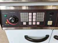 Friteuse électrique commerciale verticale Campbon ZH-26A-2 à 2 cuves et 4 paniers, 30L*2, contrôle numérique, autonome
