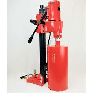 Taladro industrial de hormigón de 110 V y 2400 W con soporte, sistema de medición métrico para perforación de asfalto y mampostería con brocas de diamante - Product Image 6