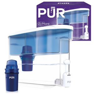Distributeur de filtre à eau de comptoir PUR pour 30 tasses, blanc/bleu, DS1800Z - Product Image 2