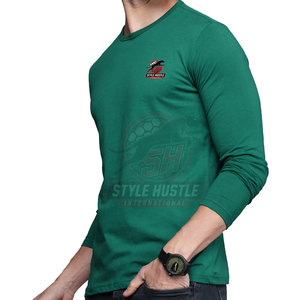 Diseña Tu Propio Logotipo, Camisetas de Manga Larga de Algodón para Hombre, Diseño Personalizado, Camisetas de Manga Larga de Estilo Urbano para Hombre - Product Image 2