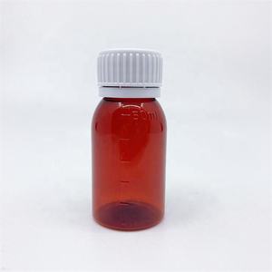 Venta directa de fábrica, botella de jarabe de PET de grado médico de 50ml, Color marrón a prueba de luz con marcas graduadas para medicina líquida - Product Image 6
