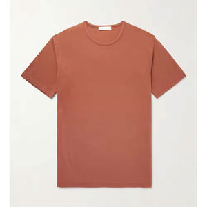 เสื้อยืดลำลองสไตล์สตรีทแวร์สำหรับผู้ชายเสื้อยืดวินเทจทรงโอเวอร์ไซส์พร้อมโลโก้ตามสั่งทำจากผ้าฝ้าย100% - Product Image 4