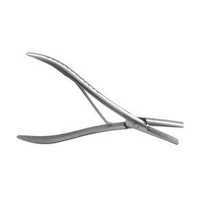 Pince à épiler les extensions de cheveux à la kératine avec manche en plastique en acier inoxydable Outil de coiffeur pour salon de coiffure professionnel - Product Image 6