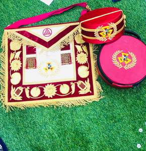 TABLIER MAÇONNIQUE REGALIA TYLER VIOLET AVEC COLLIER CHAÎNE-HSE - Product Image 1