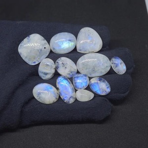 June Birthstone Natural Moonstone Cabochon Mixed Shapes White Iridescent Polished Loose Gemstones Third Party Certified 8-12 - Product Image 3