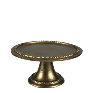 Support à gâteau en aluminium le plus vendu avec miroir fini fantaisie classique Antique support à gâteau en aluminium utilisé à la main pour les fêtes de mariage - Product Image 5
