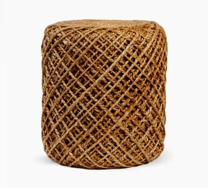 Pouf élégant en mélange de coton et de jute pour chambre à coucher salon salle à manger maintenir une beauté et un confort durables Coton élégant - Product Image 6