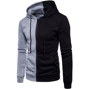 Sudadera con capucha bordada con diseños personalizados de alta calidad para hombre, jersey de manga larga, dos paneles de color, Sudadera con capucha gráfica de moda, Sudadera con capucha de algodón - Product Image 3