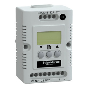 Per SCHNEIDER ELECTRIC NSYCCOHY230VID Climasys CC Interruttori Elettronici Igrostatici a Temperatura Controllata 200-240 V 20-80% - Product Image 1