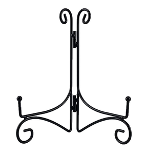 Metal Plate Holder Display Stands High Quality Iron Wire Frame plate Stand Hot Sale Multipurpose Dish <b>Tabletop</b> Craft Art - Product Image 1