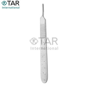 Poignée de scalpel de qualité supérieure n ° 3 125mm 5 pouces porte-lame réutilisable en acier inoxydable BP Instruments médicaux - Product Image 6