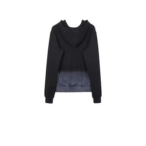 Ensemble de survêtement deux pièces pour homme, hiver, uni, épais, à capuche, imprimé, avec strass et pantalon de survêtement - Product Image 4