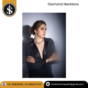 Edding and Annicomary shion ashion eewelry uxury and Premium CD HPiiiamond Gold ecklace de Ndian Xporter - Product Image 3