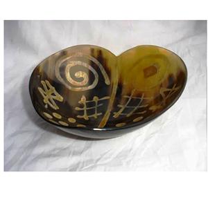 249 Plat en corne de buffle naturel pour le rasage Formes ovales et rondes modernes rustiques pour les fêtes - Product Image 6