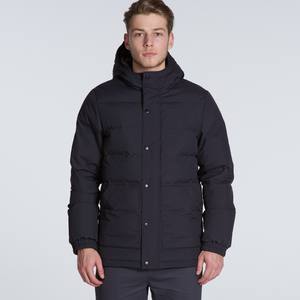 Vestes matelassées en duvet personnalisées Manteau à capuche élégant de haute qualité avec un bon tissu tricoté à coudre - Product Image 5
