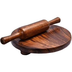 Customize Acacia Wood Natural Indian Wooden Kitchen Kids Rolling Pin for Baking Silicone Mold Candle Mold Cake Tools - Product Image 6
