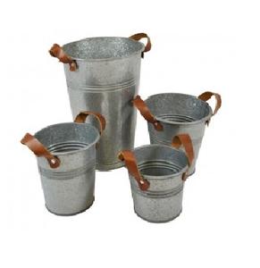 Jardinière galvanisée décorative pour la maison et le jardin Jardinières de fleurs en métal de haute qualité pour la décoration intérieure Hôtels et jardin Design élégant - Product Image 4