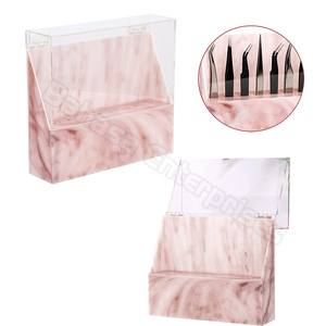 Support de rangement pour pinces à cils à 8 trous, couleur personnalisée, en acrylique, support pour pinces à cils, étagère pour outils de beauté - Product Image 5