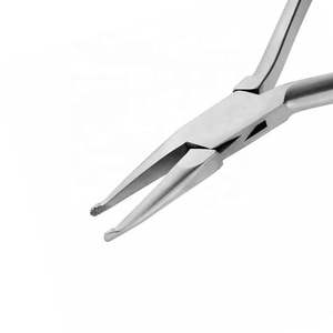 Cómo elevador de raíz recto y curvo 14cm Instrumentos dentales de Punta dentada Manual de ortodoncia de acero inoxidable de alta calidad - Product Image 4