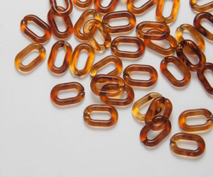 Cadena de eslabones de resina hecha a mano de alta calidad para decoración de pared - Product Image 2