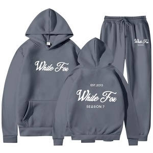 Conjunto Deportivo Erni Sports para Hombre y Mujer, Sudadera con Capucha y Pantalones Térmicos con Estampado Floral, Estilo Hip Hop, Moda Urbana, 100% Algodón para Otoño - Product Image 6