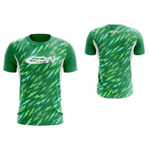 เสื้อฟุตบอลผู้ชายผ้าโพลีเอสเตอร์ พร้อมแผงระบายอากาศ ทรงเข้ารูป ผ้ากันเหงื่อ เหมาะสำหรับสโมสร - Product Image 2