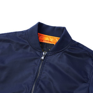 Blouson d'aviateur pour hommes de style urbain personnalisé Blousons d'aviateur avec logo personnalisé en gros - Product Image 5