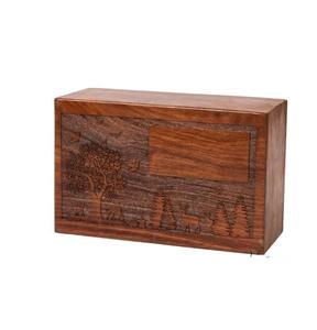 กล่องเผาศพ Urn Rosewood สําหรับต้นไม้ที่รักของมนุษย์ส่วนบุคคลสําหรับกล่องขนาดใหญ่ทําด้วยมือ Ashes - Product Image 4