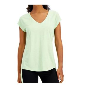 Camiseta Deportiva Rapidry Heathered para Mujer de Ideology, Verde, Talla Pequeña - Product Image 1