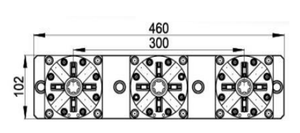 Hpedm Precisie Roestvrij Staal Drievoudig ER-035519 Zijn 100 Pneumatische HE-C06436 - Product Image 2