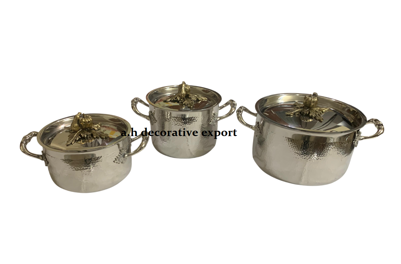 Stainless Steel with Antique Gold Top