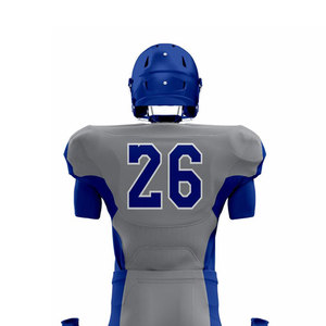 Uniformes de Fútbol Americano Personalizados al por Mayor de Alta Calidad, Transpirables, de Secado Rápido, Tallas Grandes, Ropa de Equipo 100% Poliéster - Product Image 6