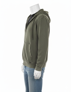 Sweat à capuche pour homme 100% fibre de bambou Tissu en molleton français Broderie 3D personnalisable Vintage Déchiré Respirant - Product Image 4