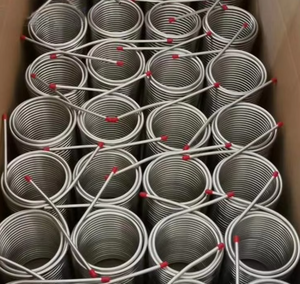 ท่อเหล็กสแตนเลส ASTM A269 TP304 TP316L SUS304 316L แบบม้วนไร้รอยต่อ ป้องกันการกัดกร่อน สำหรับเครื่องแลกเปลี่ยนความร้อน ท่อแคปิลลารีระบายความร้อน - Product Image 6