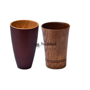 Tradebyd-Tasse rustique en bois naturel fait à la main en bois écologique pour décoration de salle à manger quotidienne et cadeaux élégants - Product Image 6