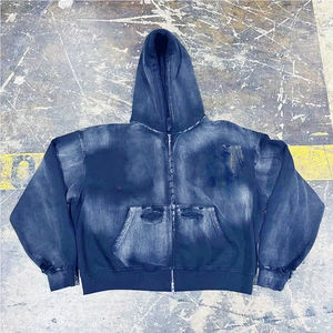 เสื้อสวมหัวมีฮู้ดสำหรับผู้ชายสีทึบแขนยาวมีกระเป๋าข้างและดีไซน์ตามสั่งขนาดใหญ่พิเศษ - Product Image 1