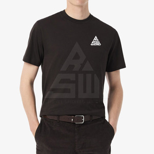 T-shirt pour homme sur mesure, grande taille, polyester/coton, respirant, écologique, coupe classique, manches courtes décontractées - Product Image 4