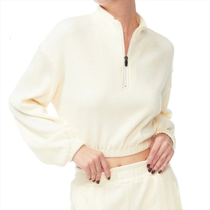 Conjunto de Jogger de punto transpirable a la moda para mujer, pantalones de chándal con patrón sólido y Sudadera con capucha, chándales de dos piezas, chándal - Product Image 1