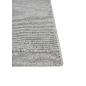 Tapis classiques en laine bleu jean tissés à la main, motif losanges et rayures rectangulaires pour la maison, le salon et le couloir - Modèle Hwl-169 - Product Image 4