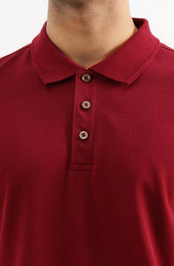 Polo de Golf transpirable para hombre Premium personalizado, polo con cuello vuelto atlético, Polo de algodón 100% de alta calidad - Product Image 2