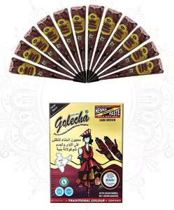 Mehndi Líquido Herbal Golecha Marrón Oscuro de Primera Calidad para Manos, Fórmula Ligera, Hermosos Diseños, Tinte Rápido, Precio - Product Image 4