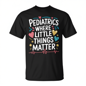 Camiseta de pediatra para los más pequeños: donde las pequeñas cosas cuentan para pediatras, consultorios pediátricos y personal de pediatra. - Product Image 2