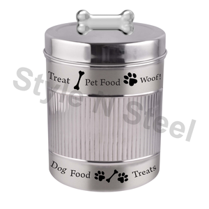 กล่องเก็บของพิมพ์ลายสำหรับใส่อาหารสุนัขและแมว - Product Image 1