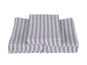 Customisable Recycled Cotton <b>Striped</b> Quick-Dry Towels Disposable for Golf & <b>Car</b> Care Woven Techniques - Product Image 2