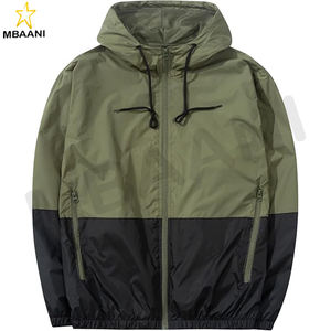 Chaquetas Cortavientos Ligeras para Hombre, Chaqueta Impermeable con Capucha y Bolsillos para Exteriores - Product Image 1