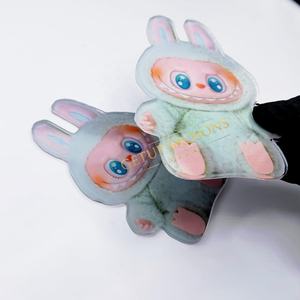 Paleta de Acrílico con Diseño de Dibujos Animados para Extensiones de Pestañas, Soporte para Pestañas, Paleta para Pegamento, Herramientas para Artistas de Pestañas y Salones de Belleza - Product Image 2