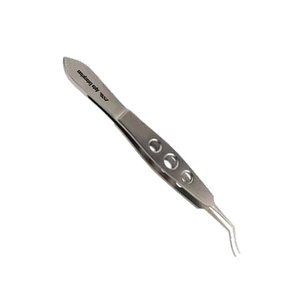 Pinzas de Lehner para Cirugía Ocular con Punta Angulada, Puntas Curvas y Delicadas para Agarre, 10.5 cm de Longitud, 13 mm, Uso Manual en Hospitales - Product Image 6
