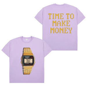 OEM T-shirt court personnalisé en usine de haute qualité pour hommes 300Gsm Cotton DTG Print Graphic Streetwear Boxy Fit tee - Product Image 4